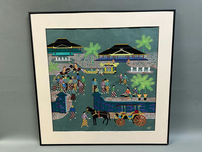 Acrylic Festivity Painting - Image 1 of 5