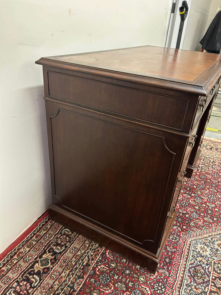 Vintage Leather Top Desk - image 3 of 11