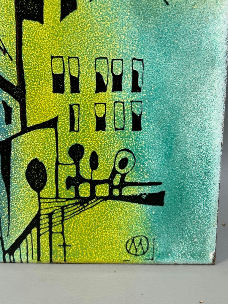 Cityscape Painting on Porcelain - image 2 of 4