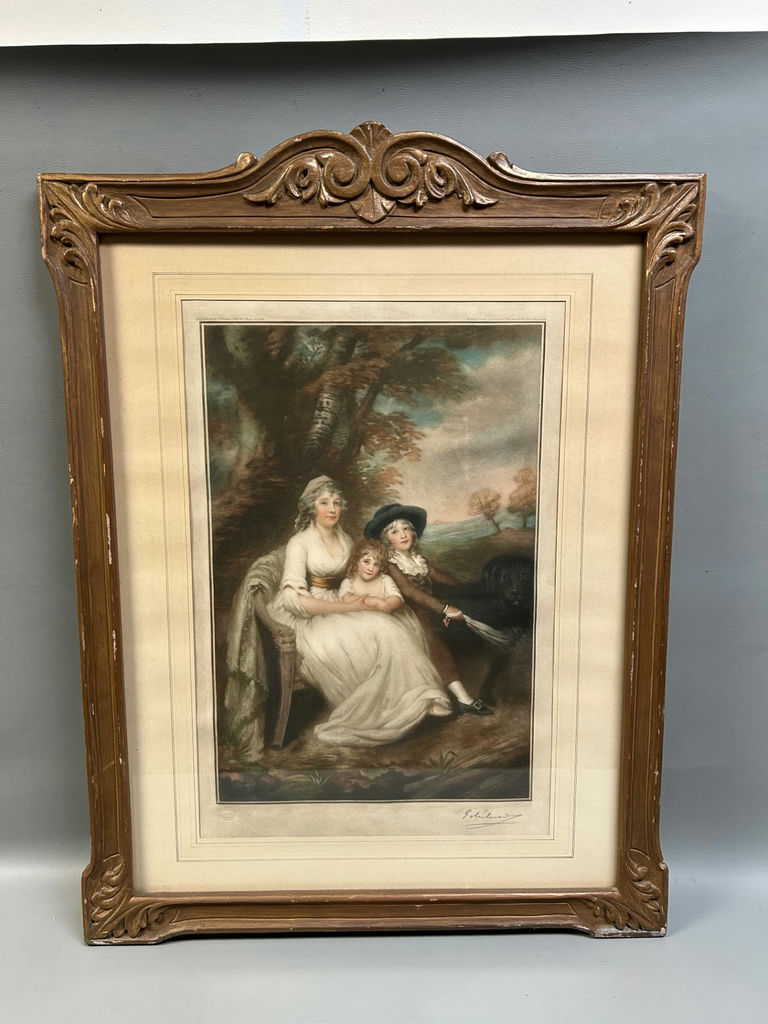 Mezzotint Portrait by Elizabeth Eleanor Milner  - image 1 of 7