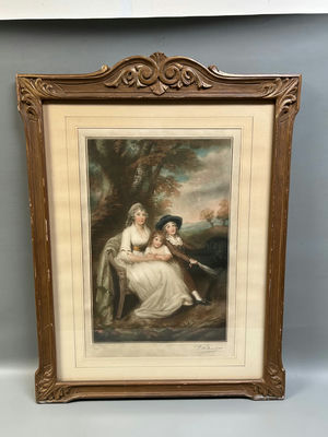 Mezzotint Portrait by Elizabeth Eleanor Milner - Image 1 of 7
