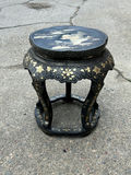 Asian Gilt Lacquered Stool/Side Table - thumbnail 1 of 4