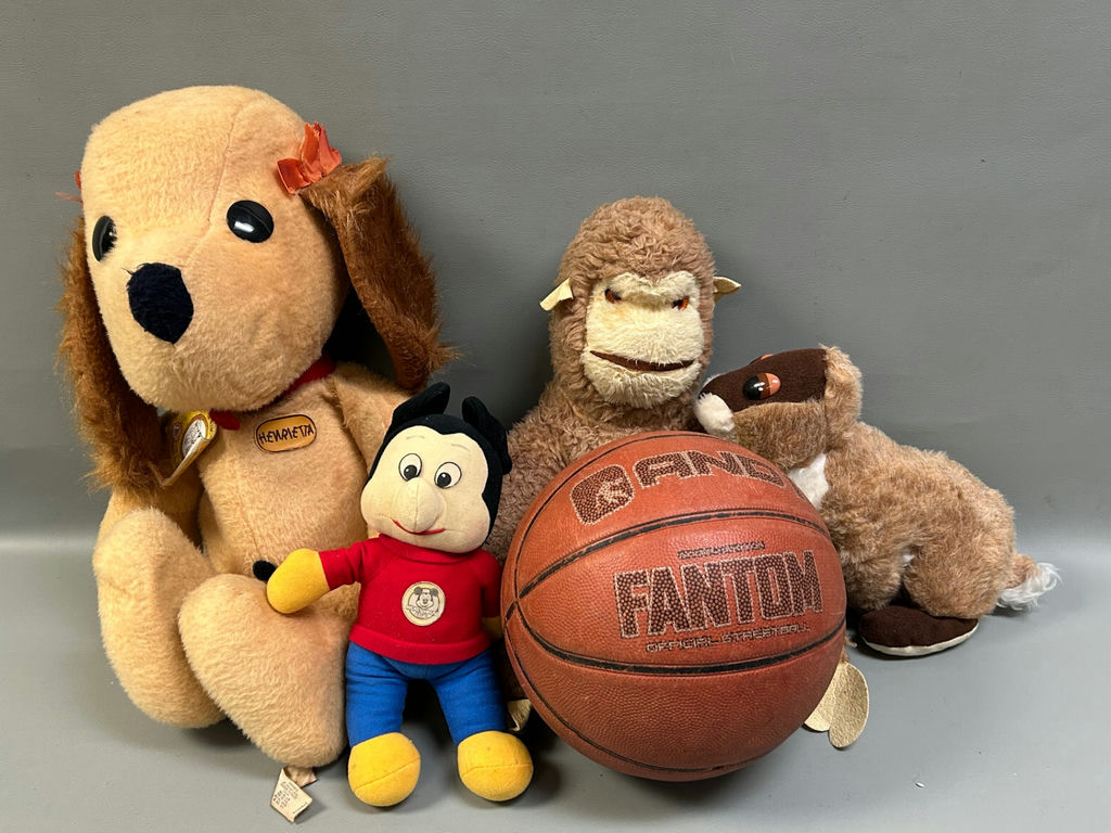 A Group of Four Vintage Plush Toys  - image 2 of 13