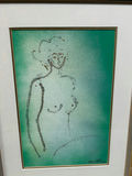 Mix-Media Nude Lady Painting  - thumbnail 2 of 3