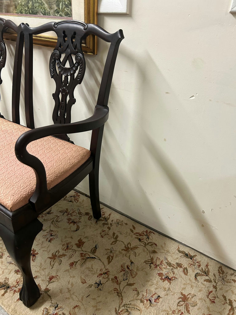 Antique Ball & Claw Feet Settee  - image 5 of 5
