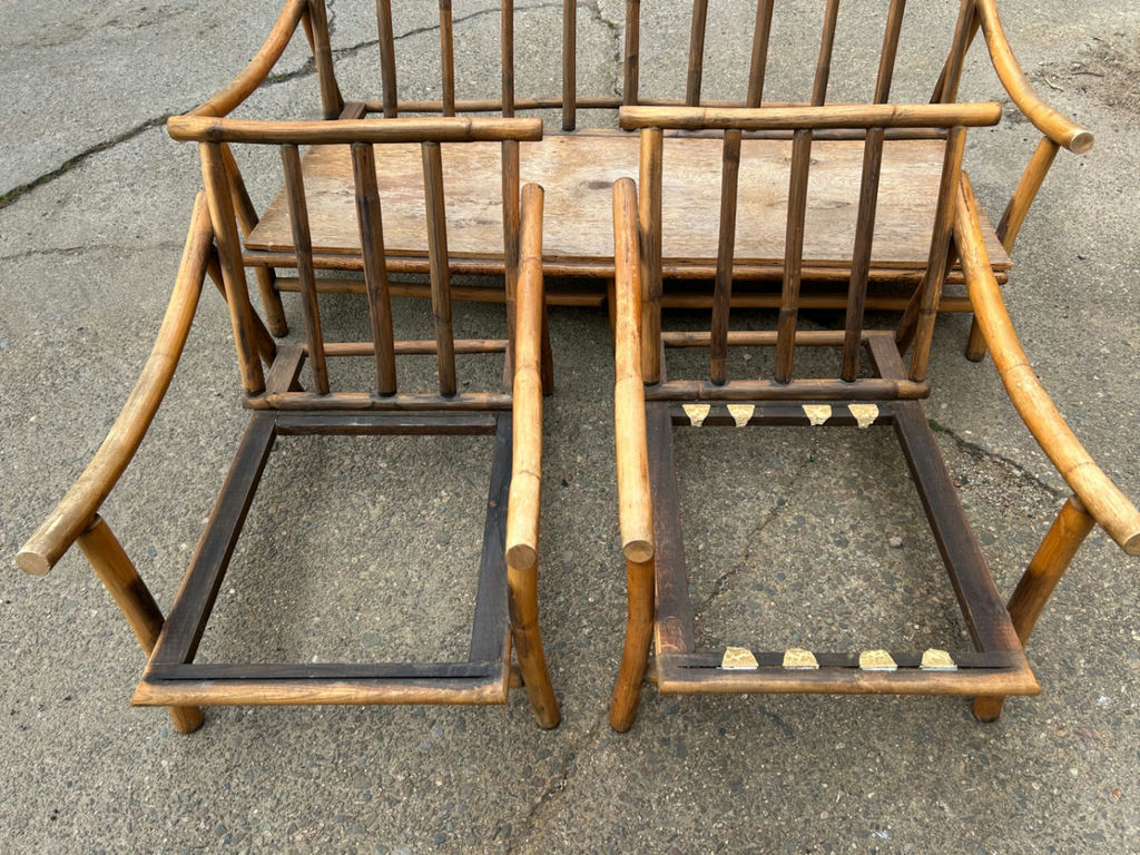 Vintage Bamboo Furniture - image 4 of 9
