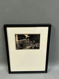 Signed Harry E Thompson Etching Titled: "Short Falls" N.H. - thumbnail 1 of 5