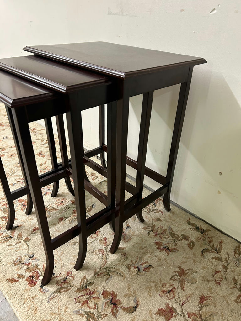 A Set of 3 Nesting Tables  - image 4 of 4