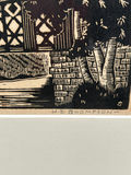 Signed Harry E Thompson Etching Titled: "Short Falls" N.H. - thumbnail 2 of 5