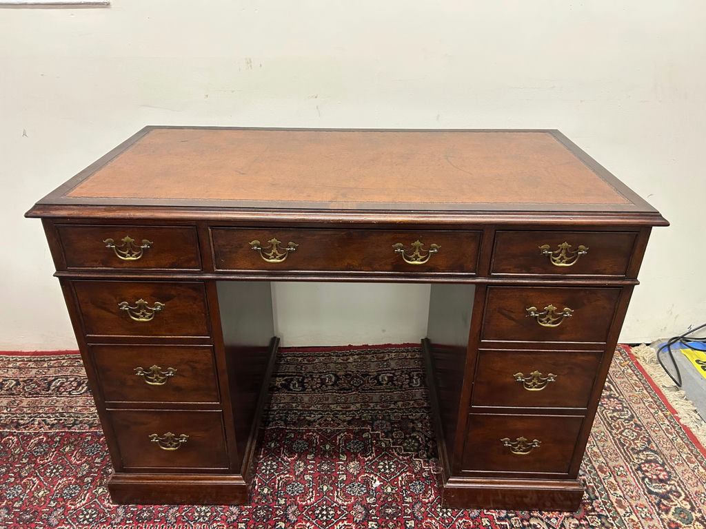Vintage Leather Top Desk - image 1 of 11