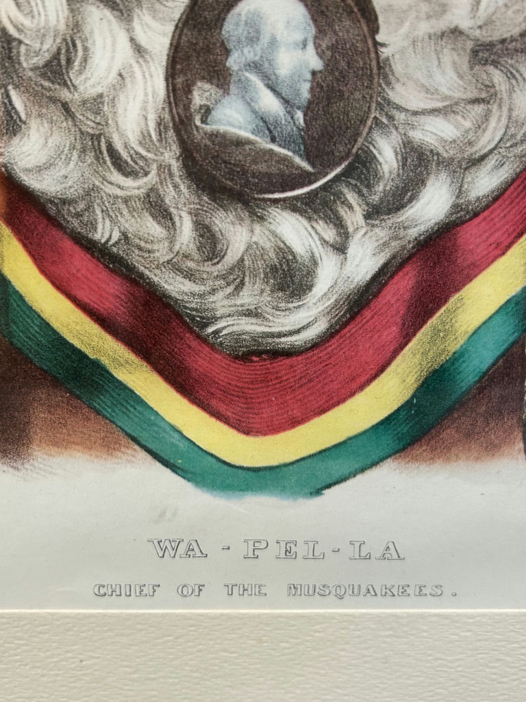 Indigenous American Wa Pella Lithograph - image 3 of 4