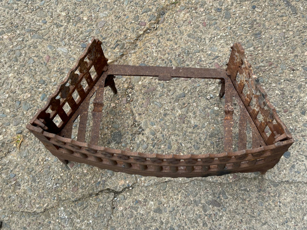 Antique Cast-iron Fireplace Grate   - image 5 of 6