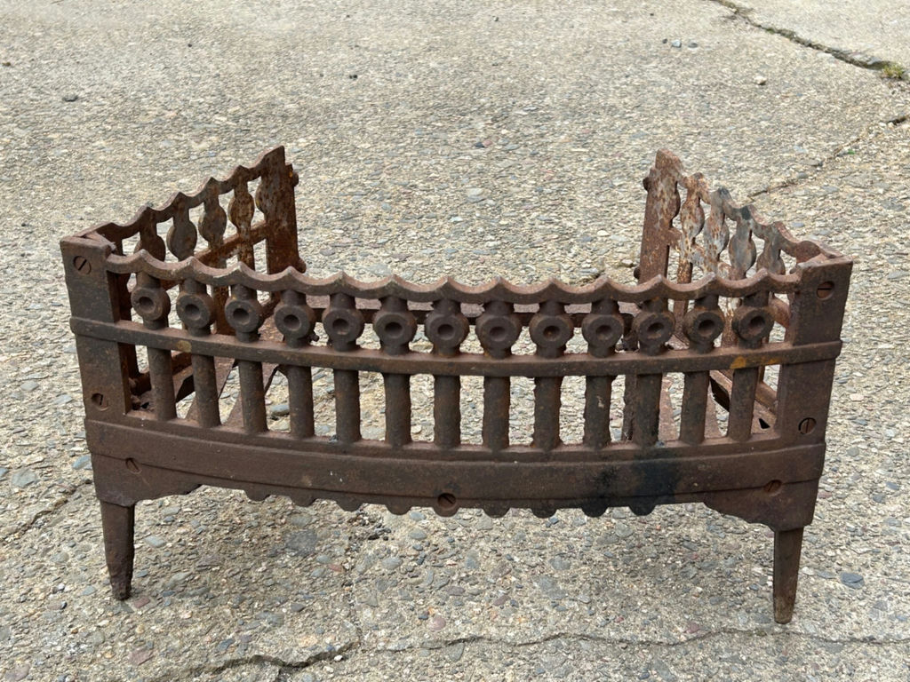 Antique Cast-iron Fireplace Grate   - image 1 of 6
