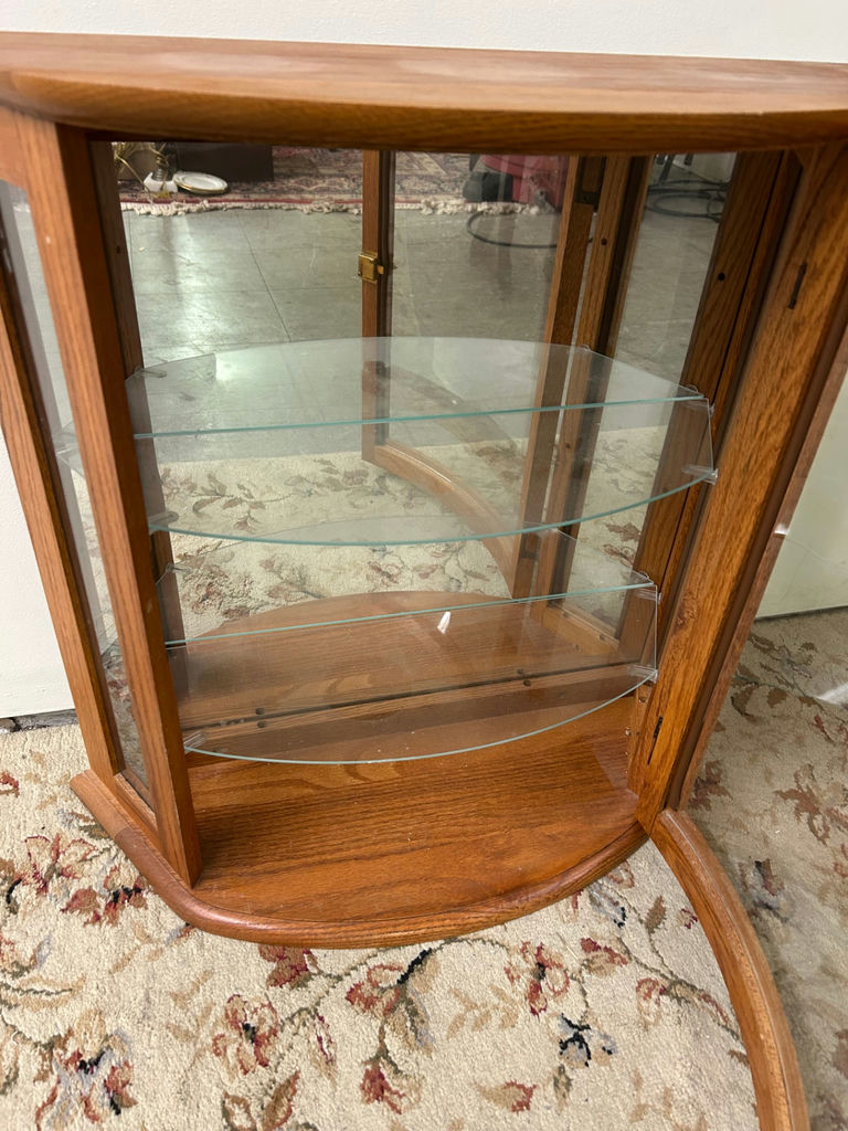 Vintage Bubble Glass Tabletop Curio - image 4 of 7