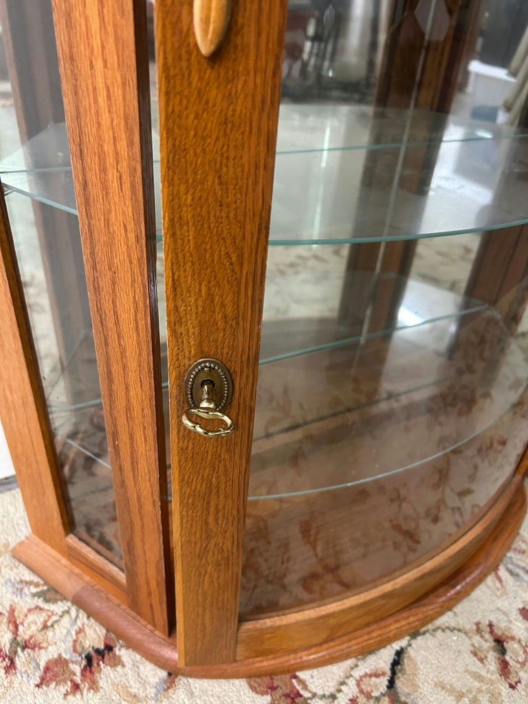 Vintage Bubble Glass Tabletop Curio - image 3 of 7