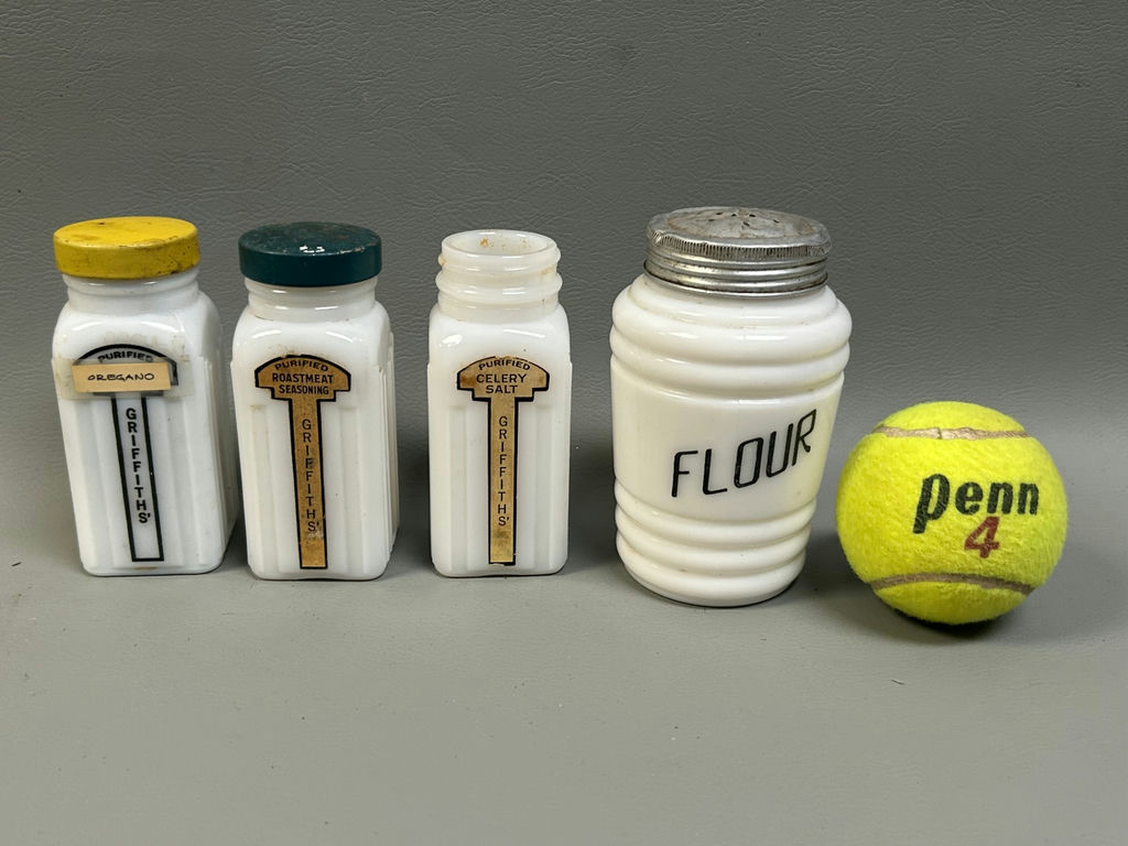 Spice Milk Glass Bottles - image 6 of 6