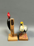 Signed Carlos Yevenez  Carved Wooden Birds 2  - thumbnail 5 of 6