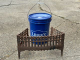 Antique Cast-iron Fireplace Grate - thumbnail 2 of 6