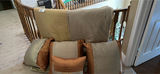 King size bed cover with decorative throw pillows - thumbnail 2 of 4