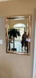 Two gold-framed decorative wall mirrors - thumbnail 1 of 3