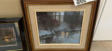 Two Framed Winter Landscape Art Prints - thumbnail 1 of 3