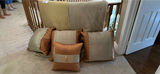 King size bed cover with decorative throw pillows - thumbnail 4 of 4