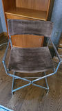 Brown and Chrome Directors Chair - thumbnail 1 of 1