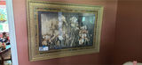 Framed Floral Iris Painting in a beautiful frame - thumbnail 2 of 3