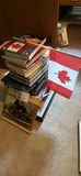 Stack of Canadian books with a flag - thumbnail 2 of 3