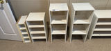 White open-front shelving units in multiple sizes - thumbnail 2 of 4