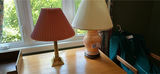 Two table lamps with different shade styles - thumbnail 3 of 3