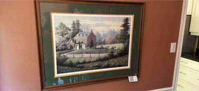 Framed landscape art print - Image 1 of 2