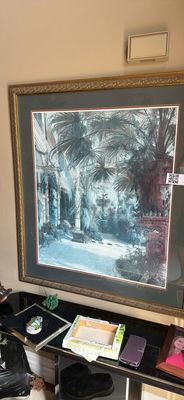 Framed palm tree print - Image 1 of 1