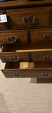 Tall dark wood dresser with multiple drawers - thumbnail 2 of 3