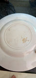 Porcelain floral plates with ornate borders and blue glass candle holder - thumbnail 2 of 5