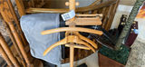 Wooden clothing rack with hangers and garment bags - thumbnail 3 of 3