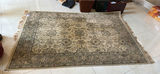 Oriental-patterned area rug with fringed edges - thumbnail 3 of 3