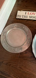 2 Tin metal candle holders, decorative sign and ice bucket - thumbnail 3 of 4