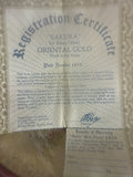 Edna Hibel Oriental Gold Edition Plates (Michio, Sakura, Yasuko) with Certificates - thumbnail 7 of 13