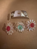 Swarovski Crystal Bracelet with Three Flower Centers - thumbnail 3 of 5