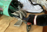 Golf Clubs And Boxes Of New Balls - thumbnail 2 of 4