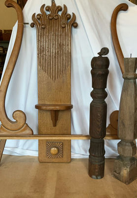 Antique Wood Furniture Pieces - Image 1 of 4