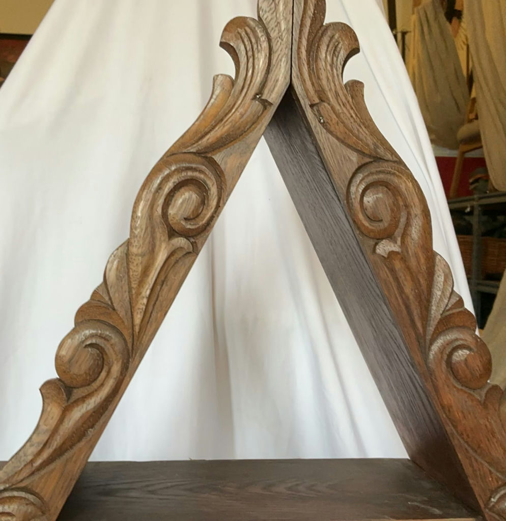 Two Wood Asian Display Items - image 2 of 8