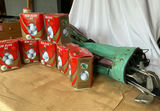 Golf Clubs And Boxes Of New Balls - thumbnail 1 of 4