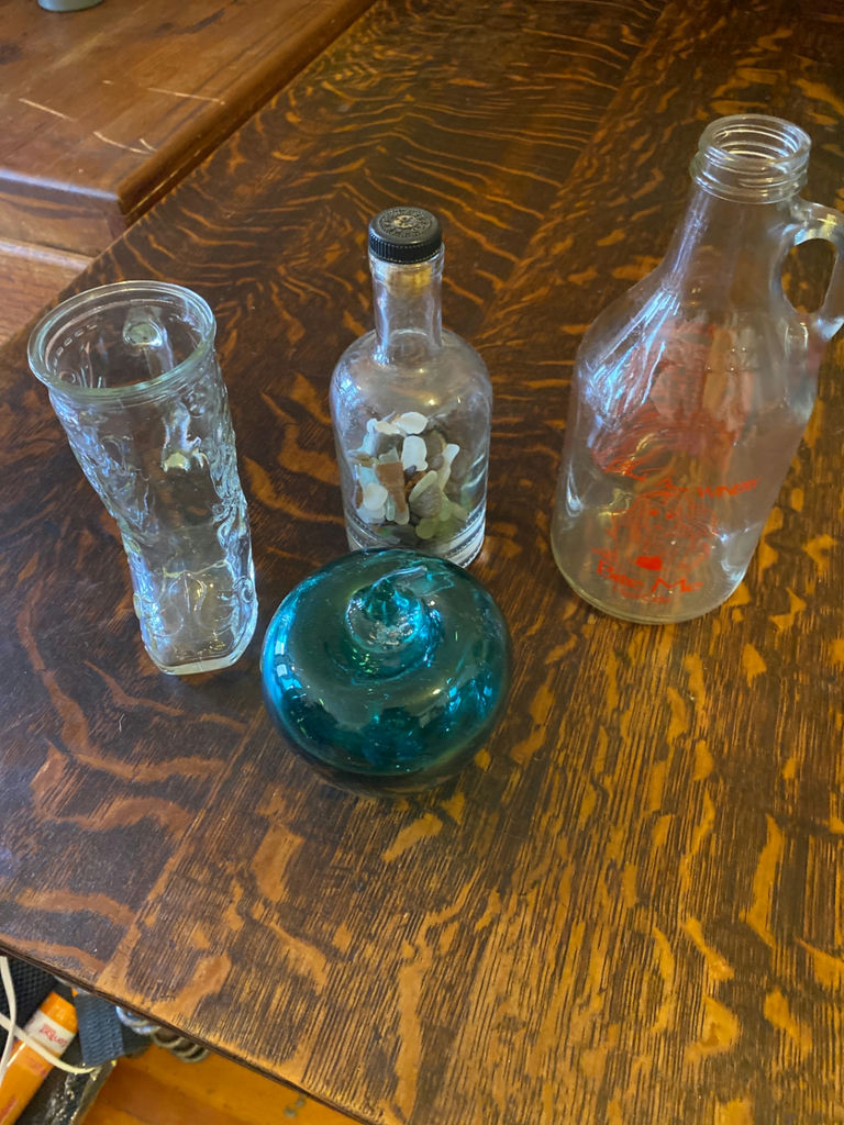 Vintage Glass Bottles - image 5 of 5