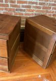 Two Vintage Wood File Cabinets - thumbnail 5 of 8