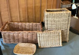 Hand Stitched Embroidered Quilt, Two Wicker Baskets . - thumbnail 2 of 4