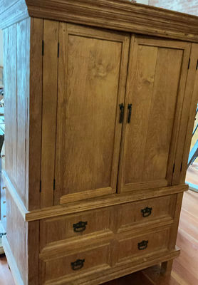 Mexican Pine Rustic Armoire - Image 1 of 12