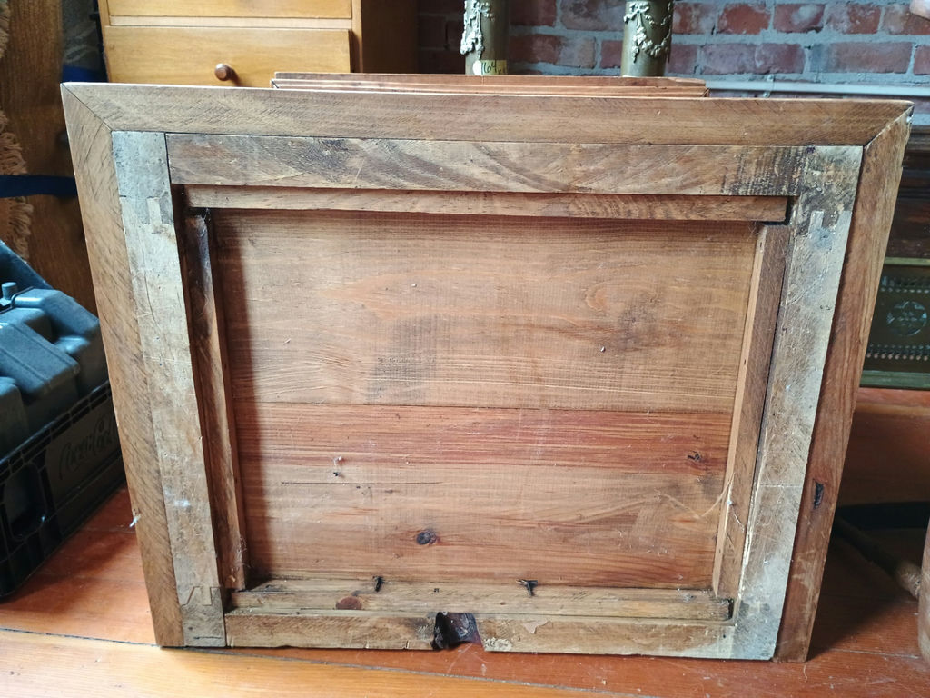 Vintage wooden cabinet and chair - image 7 of 8