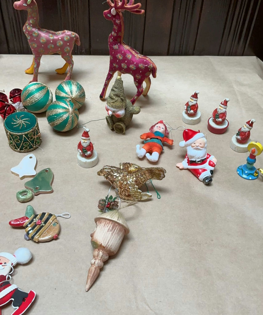 Christmas Decorations, Some Hand Blown Some Vintage - image 5 of 11